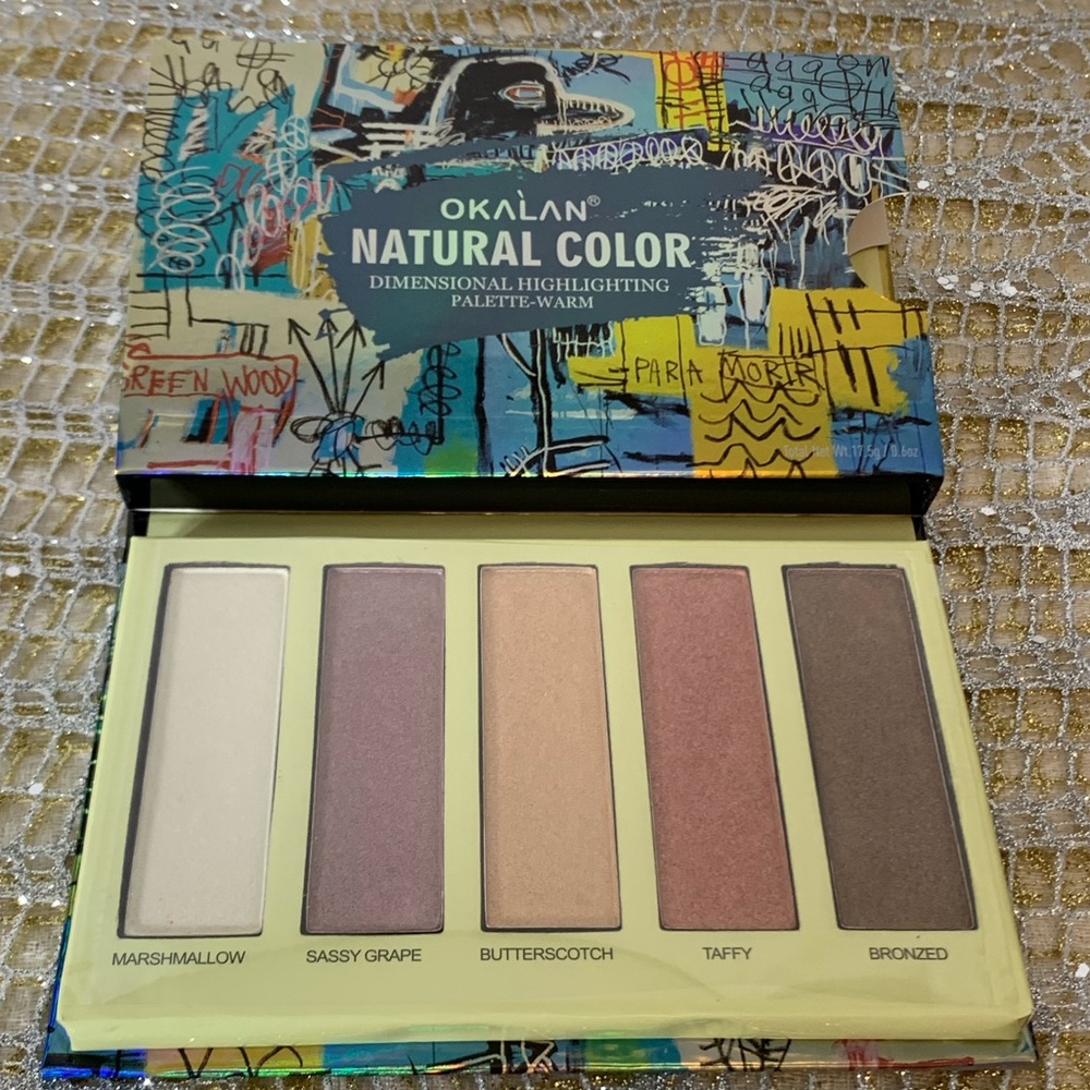 dimensional highlighting palette warm